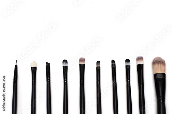 Obraz brushes on white background