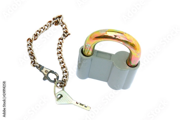 Fototapeta Lock with Key