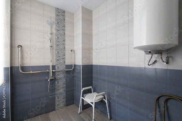 Obraz Interior bathroom for people with disabilities in the nursing home