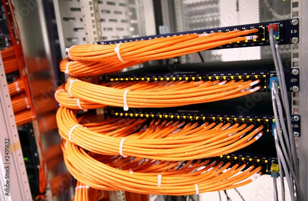 Fototapeta network hardware