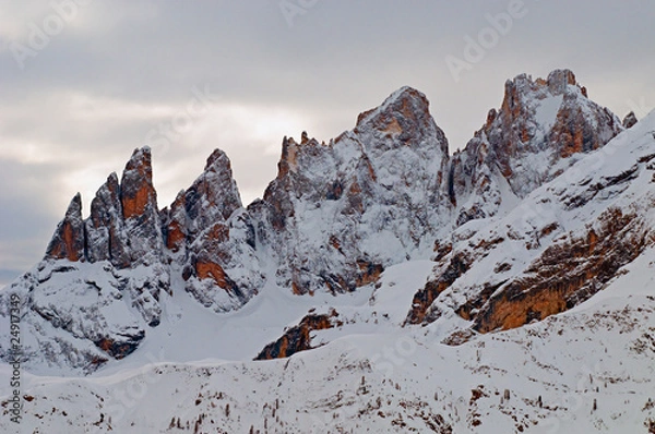 Fototapeta Winter in Alps