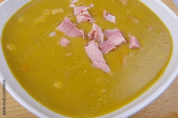 Obraz split pea and ham soup