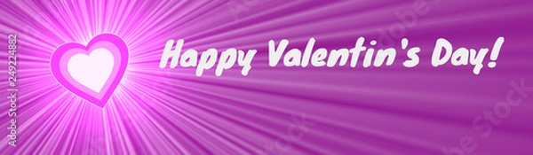 Obraz happy valentines day background