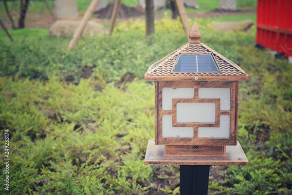 Obraz Lamp in the garden
