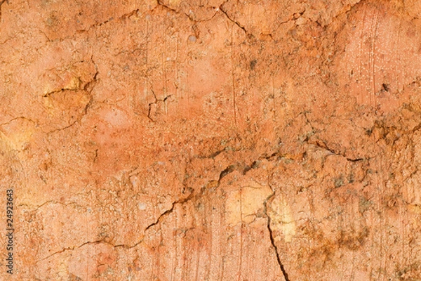 Fototapeta Extreme macro of brick