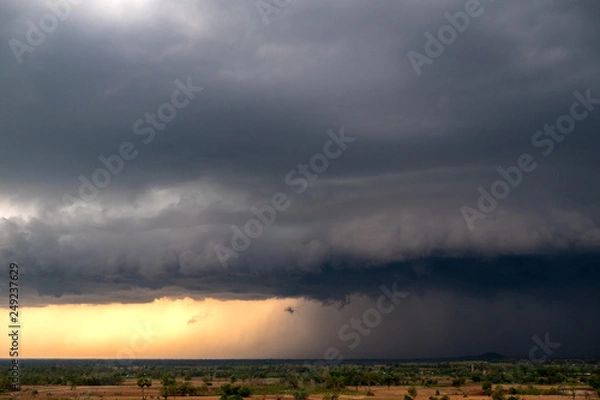 Fototapeta clouds storm background