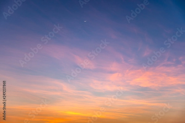 Fototapeta clouds sky sunset colorful