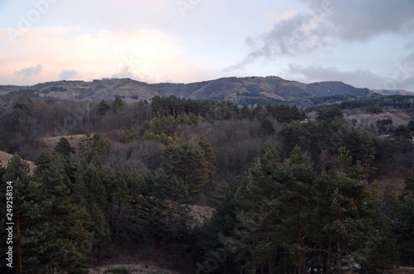 Obraz beautiful winter mountain landscape