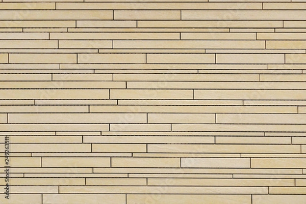 Fototapeta 建物のタイル　ベージュ