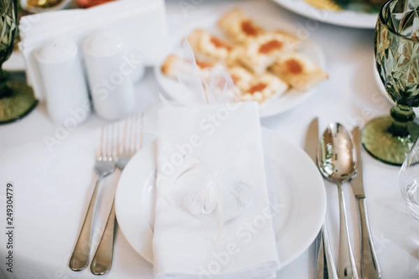 Obraz festive table setting