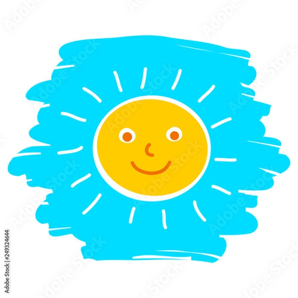 Fototapeta Sun vector icon