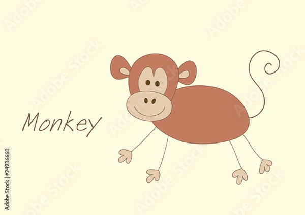 Obraz Little monkey