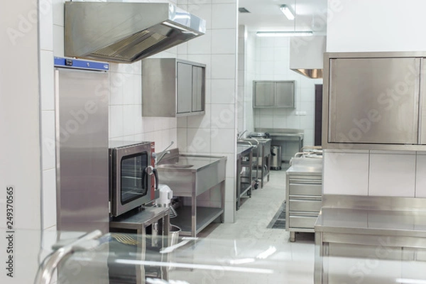 Obraz Professional kitchen interior, new and modern