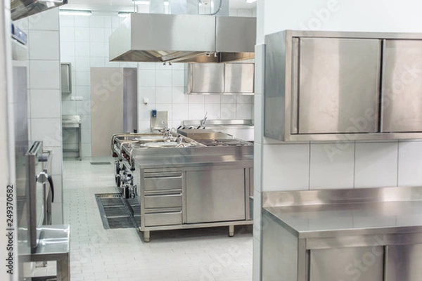 Obraz New professional kitchen interior 