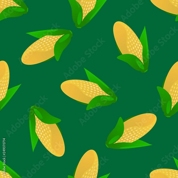 Obraz Corn seamless pattern