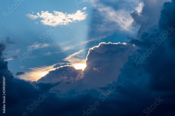 Fototapeta Clouds - nuvens