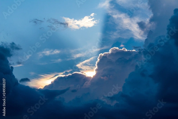 Fototapeta Clouds - nuvens