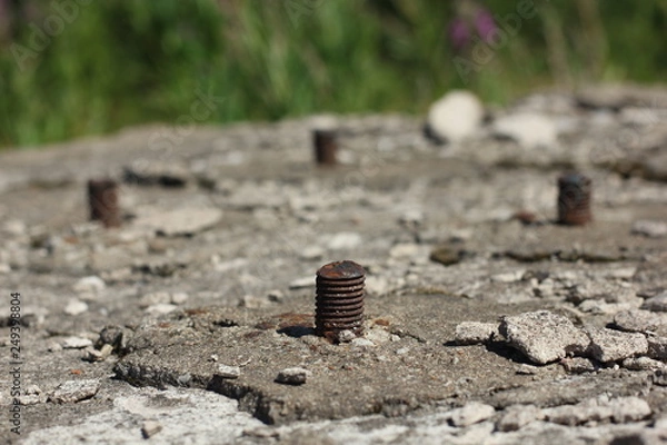 Obraz fastener screw bolt 