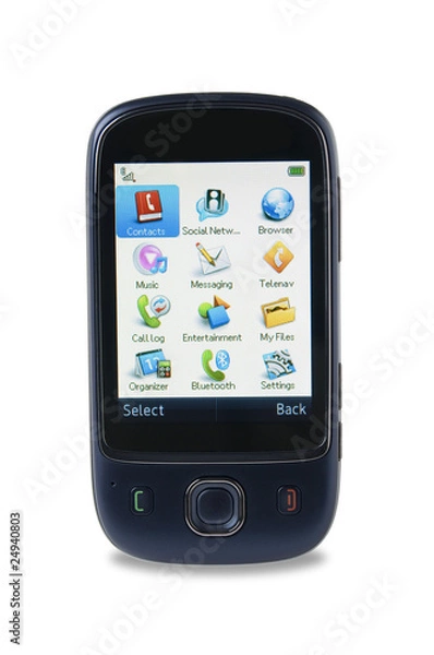 Obraz touch screen mobile phone