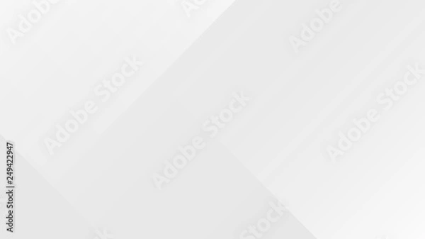 Fototapeta Biały gradient abstrakcyjny wzór wielokąta na szarym tle.
