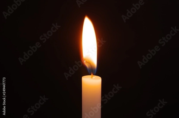 Obraz ろうそくの炎　ローソク
