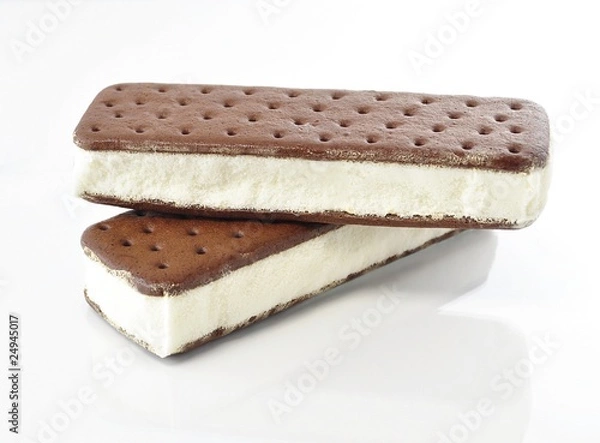 Obraz Barwy waniliowe i lody z lodami