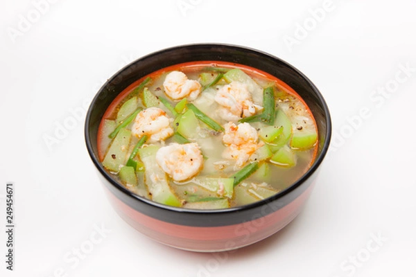 Obraz Vegetable shrimp soup