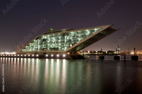 Fototapeta Das Dockland in Hamburg
