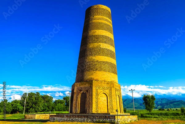 Obraz Tokmok Burana Tower Minaret 02