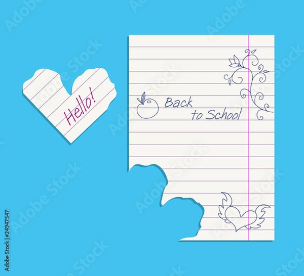 Obraz Back to school design