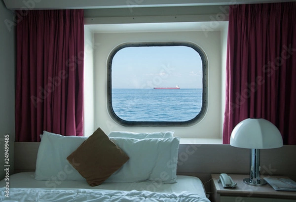 Obraz Looking at the sea from the window