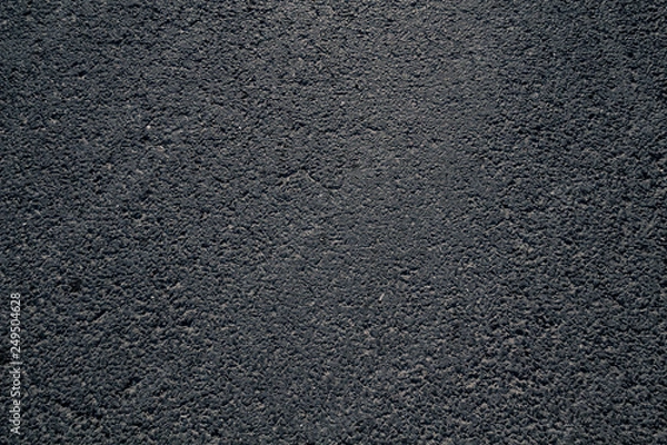Obraz Dark asphalt texture on a sunny and hot summer day.