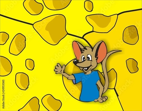 Obraz maus käse