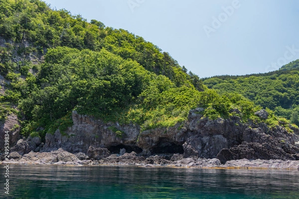 Fototapeta 海からの外海府海岸