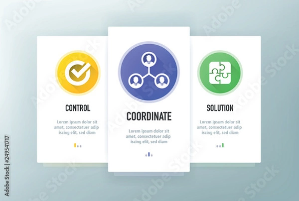 Obraz MANAGEMENT ICON CONCEPT