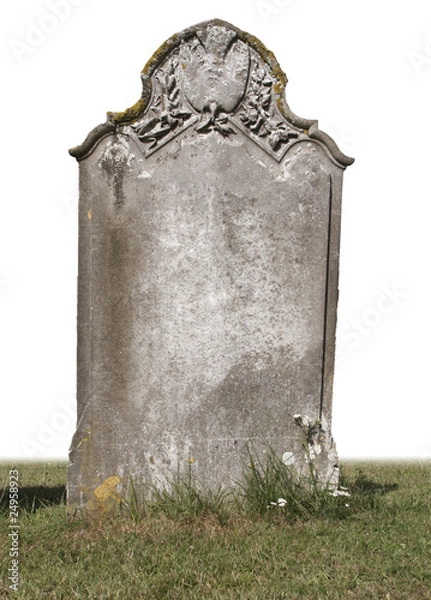 Fototapeta single grave stone