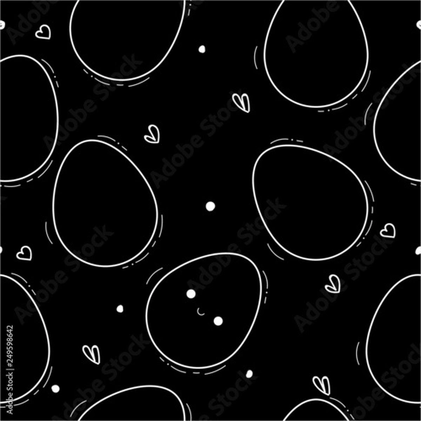 Obraz SEAMLESS egg pattern 