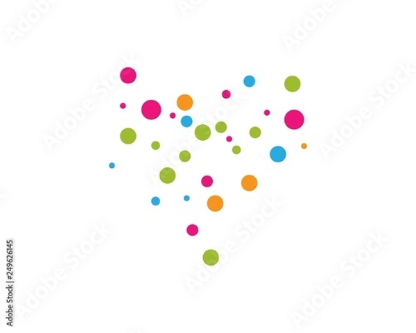 Fototapeta Flying baloon background vector