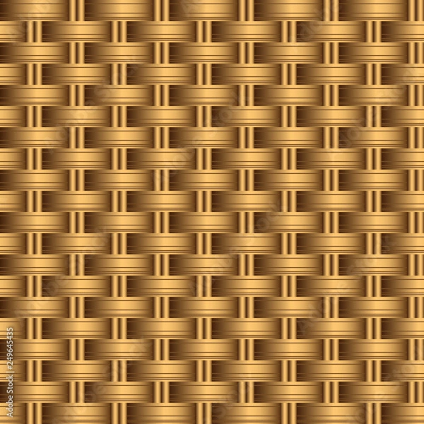 Obraz Woven basket seamless pattern