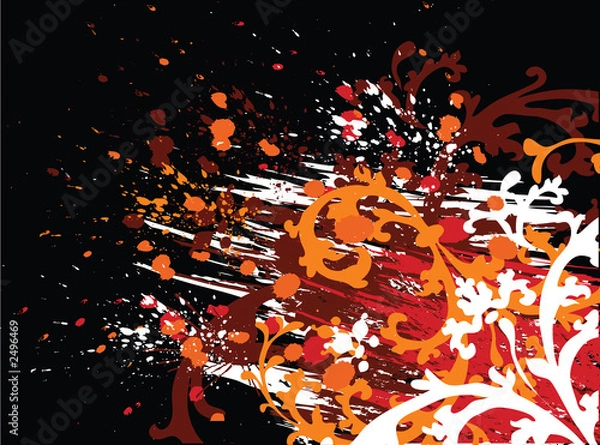 Obraz floral background