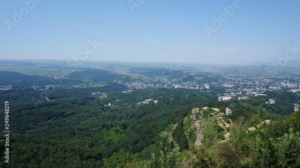 Fototapeta panoramic view of the valley