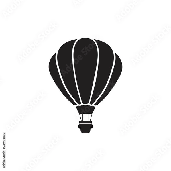 Obraz Hot air balloon icon