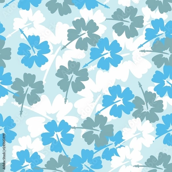 Obraz Hibiscus seamless background