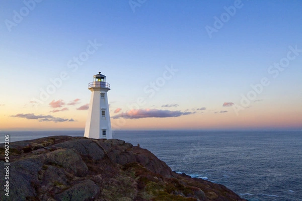 Fototapeta The Cape Spear lighthouse