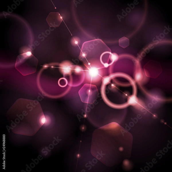 Fototapeta shiny lights, vector background