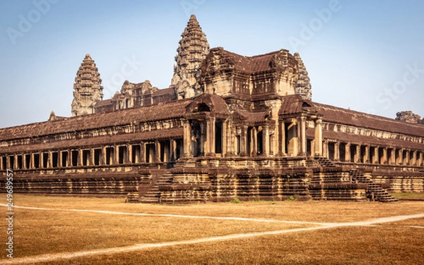 Obraz outside view on angkor wat