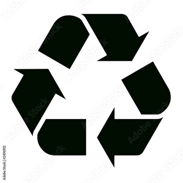 Fototapeta Relop Symbol recyklingu