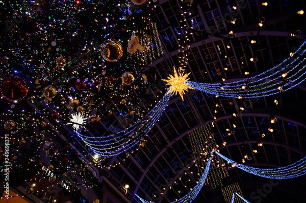 Obraz クリスマスの電飾