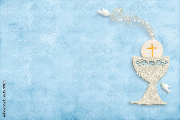 Obraz First holy communion invitation