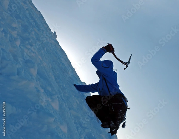 Obraz ice climber